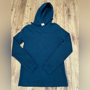 The North Face Dark Blue Waffle-Knit Hoodie Men’s Medium